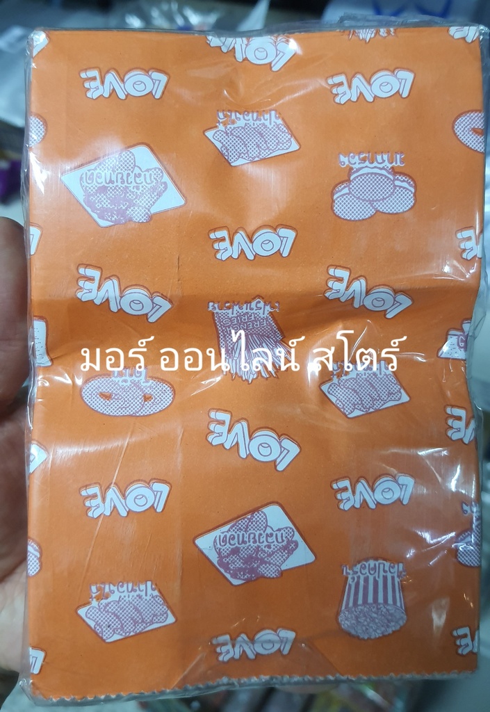 BigMK ถุงกระดาษปอนด์พิมพ์พื้นสี (เล็ก 6x10x15.5cm) 50ใบ