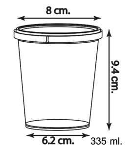 กระปุก 335ml (แพนด้า) ขนาด