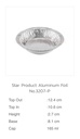 StarProduct กล่องฟอยด์ 10ชุด 3207-P