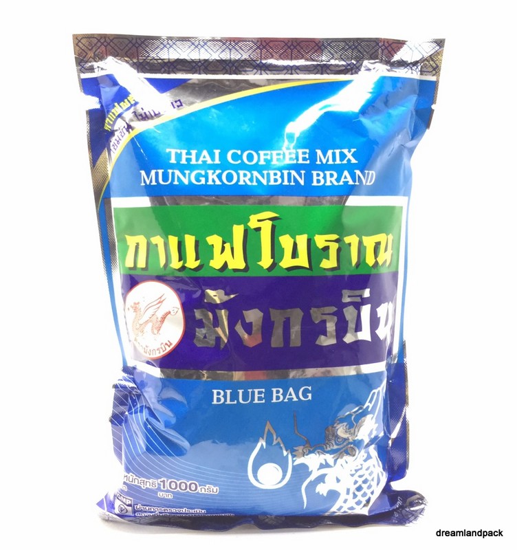 มังกรบิน กาแฟโบราณ ถุงฟ้า 1000ก.