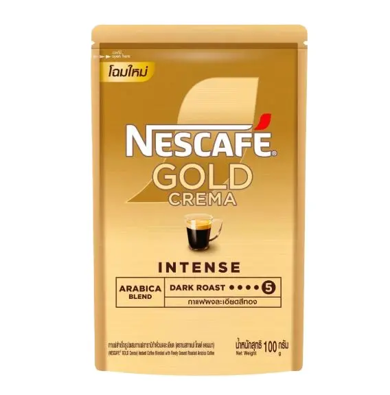 เนสกาแฟ โกลด์ เครม่า เข้ม ถุงเติม 100ก.