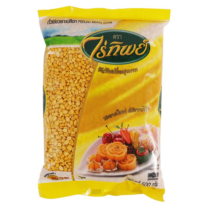 ไร่ทิพย์ ถั่วเขียว เราะเปลือก 500ก.