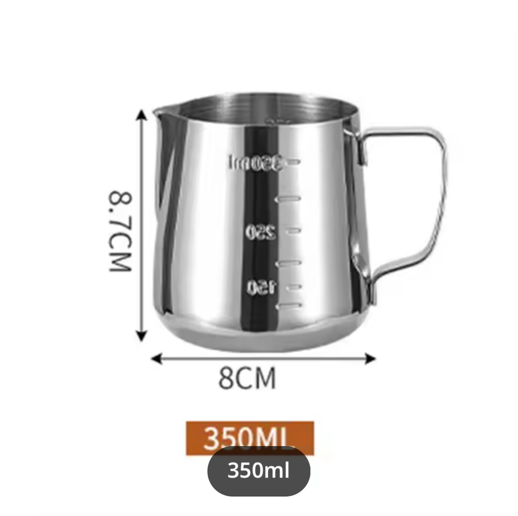 เหยือกตีฟองนม 350มล. มีสเกล