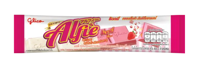 แอลฟี่ 15ก. ทูโทน นม+สตรอเบอร์รี่