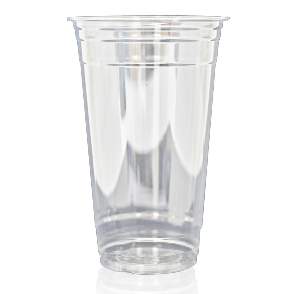 แก้วเรียบใสPET 22oz 98mm 50ใบ (เคเคคัพ)