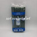 หลอดงอ หุ้มเดี่ยว 6mm 100เส้น สีเขียว (แมว)