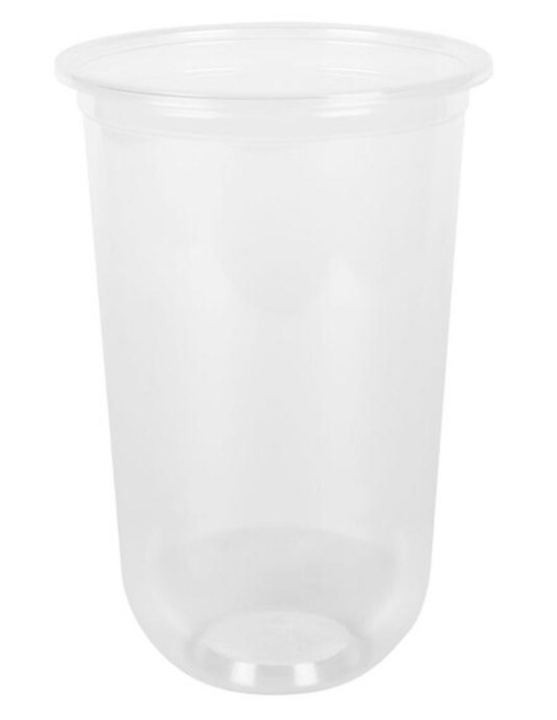แก้วแคปซูลใส 22oz 95mm 50ใบ (SuperCup)