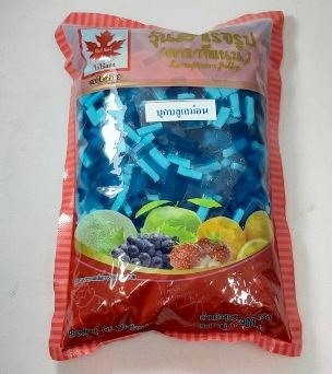 ใบไม้แดง วุ้นบุก บลูเลม่อน 900ก.