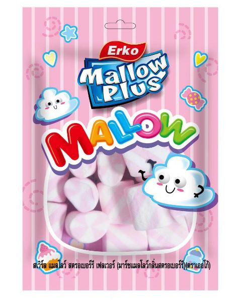 Erko MallowPlus สตรอเบอร์รี่ 150ก.