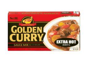 เอสแอนด์บี เครื่องแกงกะหรี่ เผ็ดมาก 220ก. (GoldenCurry)
