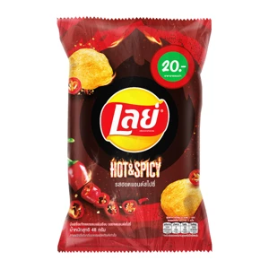 เลย์ 20฿ เรียบ ฮอตแอนด์สไปซี่