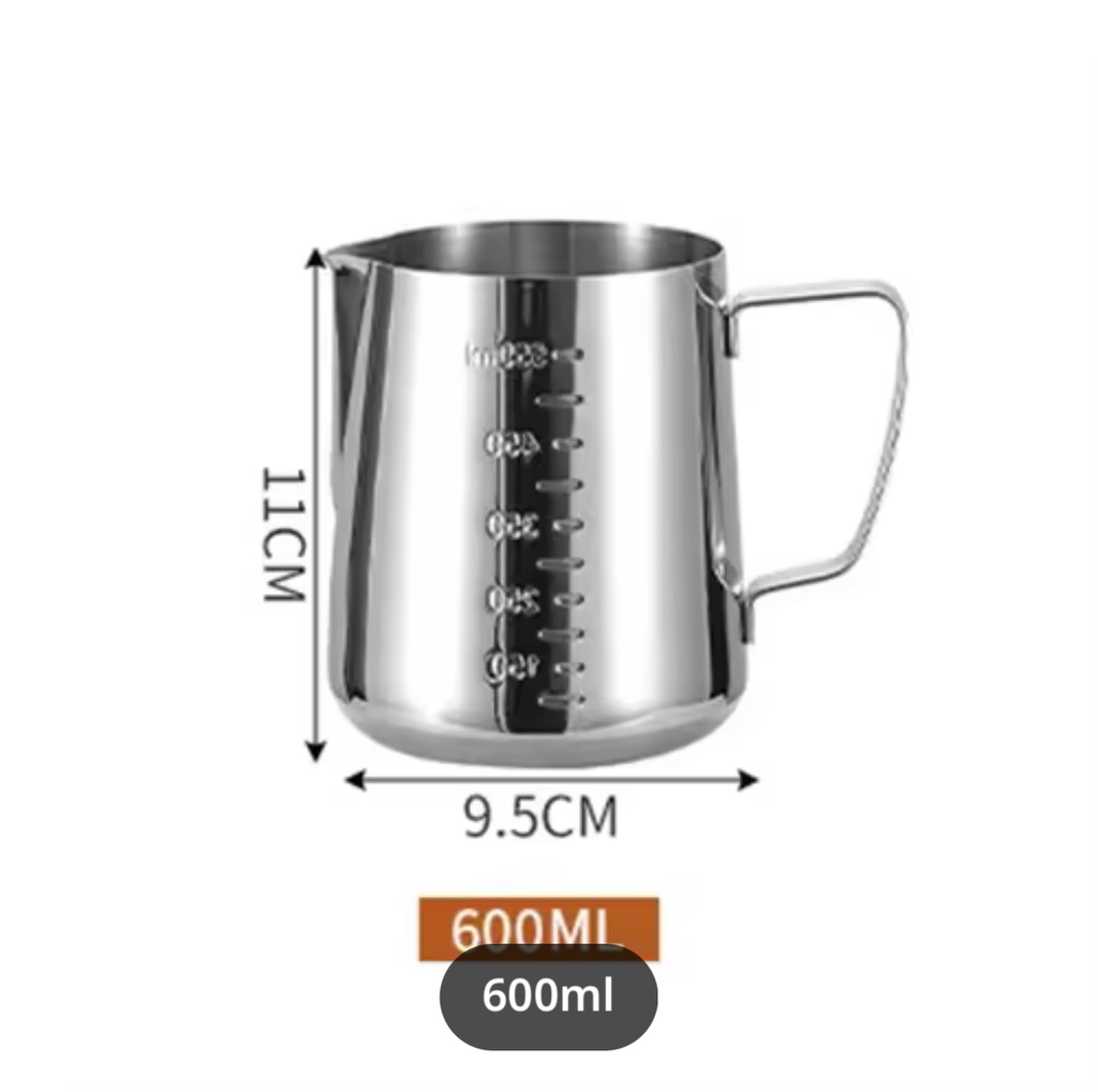 เหยือกตีฟองนม 600มล. มีสเกล