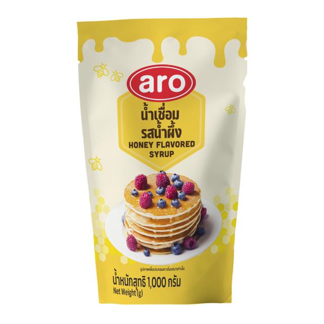 เอโร่ น้ำเชื่อมรสน้ำผึ้ง 1000ก.