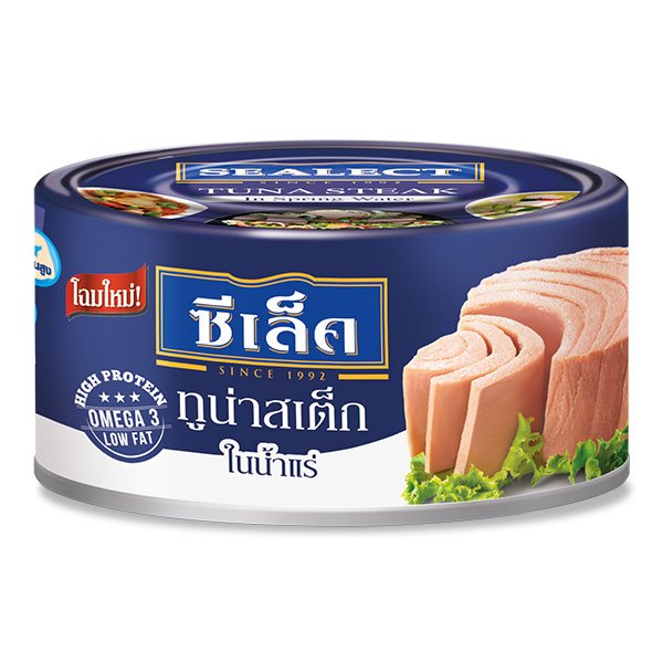 ซีเล็ค ทูน่าสเต็ก ในน้ำแร่ 165ก.