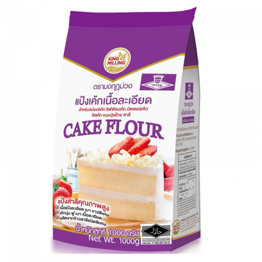 [8857045000081] มงกุฎม่วง แป้งเค้กเนื้อละเอียด 1000ก.