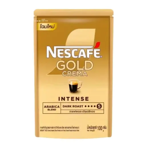 [8850125086999] เนสกาแฟ โกลด์ เครม่า เข้ม ถุงเติม 100ก.