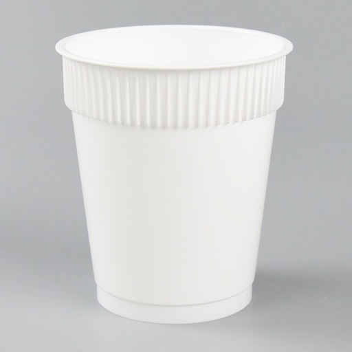 [8859563799997] BJM แก้วกาแฟร้อน8oz พลาสติกขาว 20ใบ