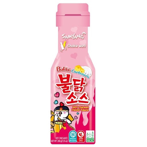 [8801073411432] ซัมยัง ซอส 200กรัม บูลดัก ฮอต ชิคเก้น คาโบนาร่า