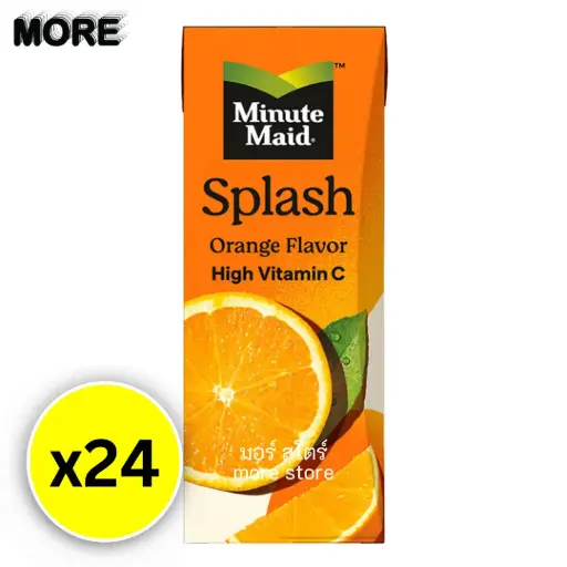 [8851959001462] [ ลัง24 ] มินิทเมด สแปลช น้ำส้ม15% 180มล.
