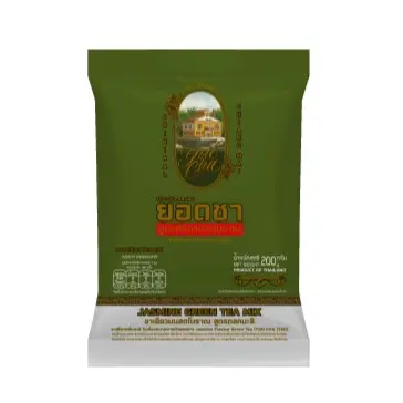 ยอดชา ชาเขียวนมสดโบราณ สูตรดอกมะลิ 200ก.