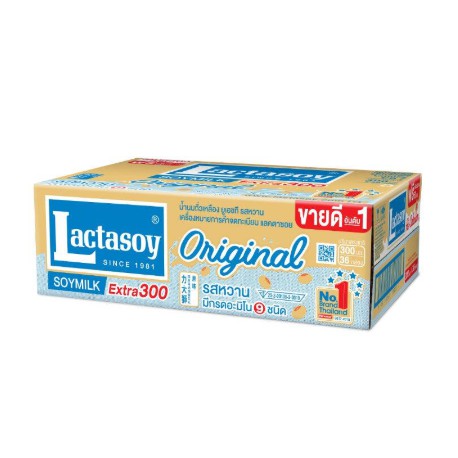[18850267118227] [ ลัง36 ] แลคตาซอย ออริจินัล 300มล.